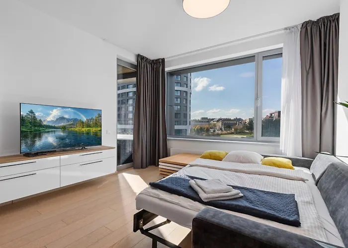 Appartement Skypark Spacious Free Parking Bratislava